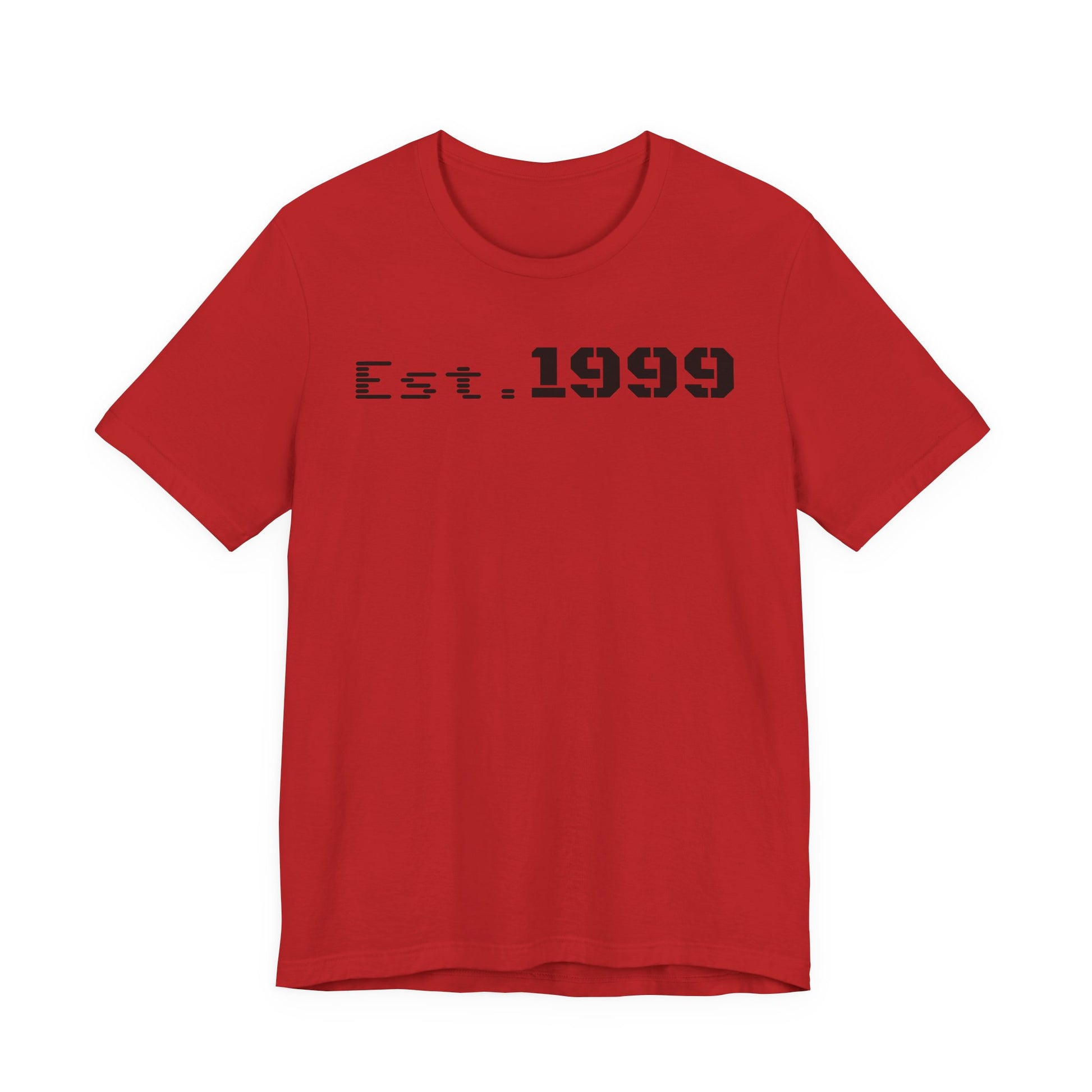 Established 1999 Unisex Tee | Vintage Birth Year Shirt, Casual Birthday Gift, Personalized Family Reunion Apparel, Retro Style [...] - TRV