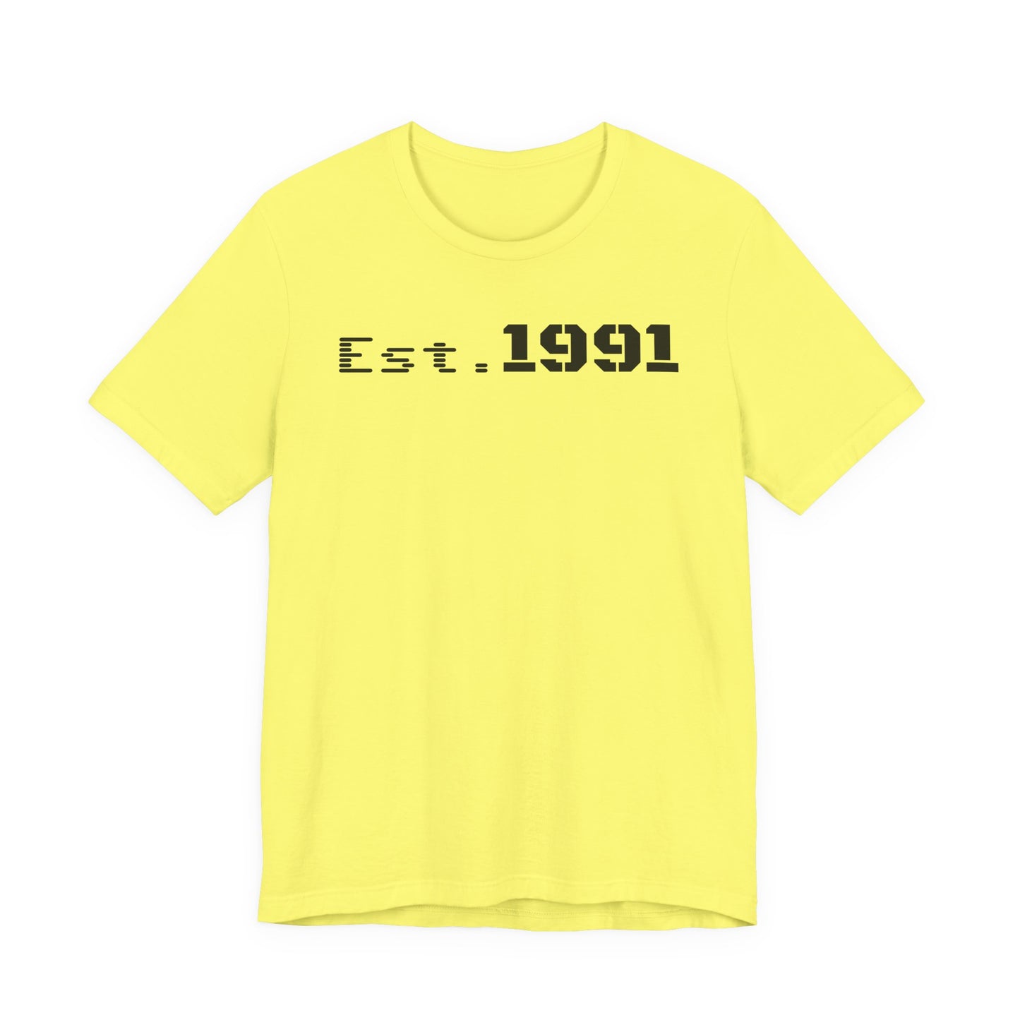 Established 1991 Unisex Jersey Tee | Vintage Anniversary Gift | Casual Wear, Birthday Shirt, Retro Style, Statement Tee, Gift for Him/Her - TRV