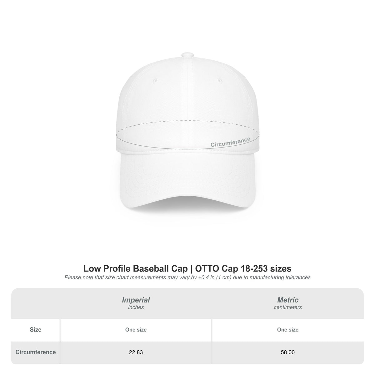Silhouette Batter baseball cap by Printify, stylish hat with a batter silhouette graphic, designed for casual wear.