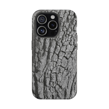 Bark Texture Magnetic Impact Phone Case