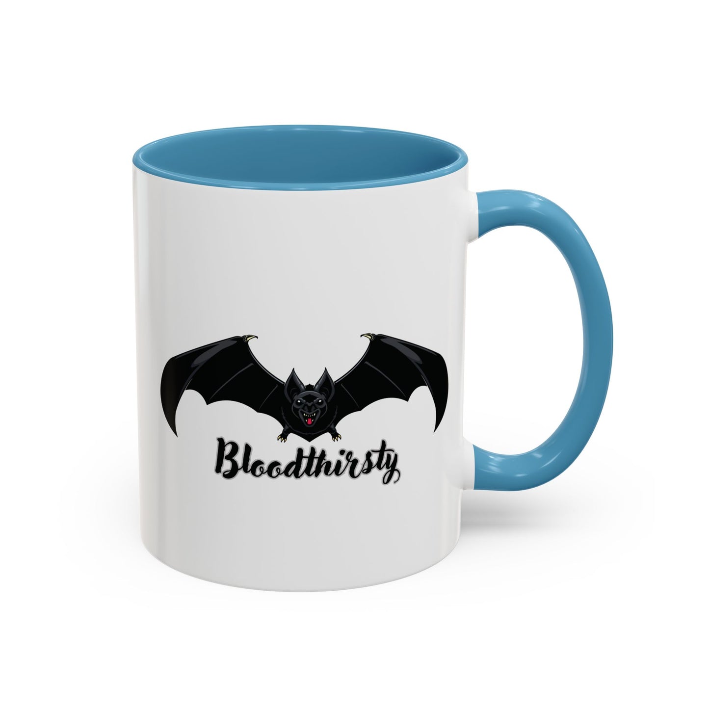 Bloodthirsty Bat Coffee Mug - Unique Halloween and Gothic Accents