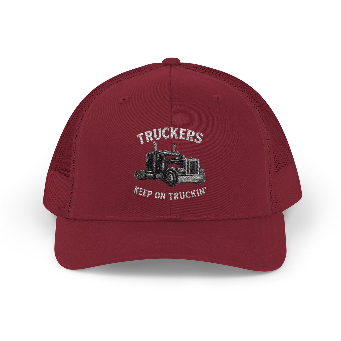 Truck Driver Snapback Cap, Mesh Trucker Hat, Cool Casual Hat, Perfect Gift for Drivers, Trucking Enthusiasts, Outdoor Style - TRV