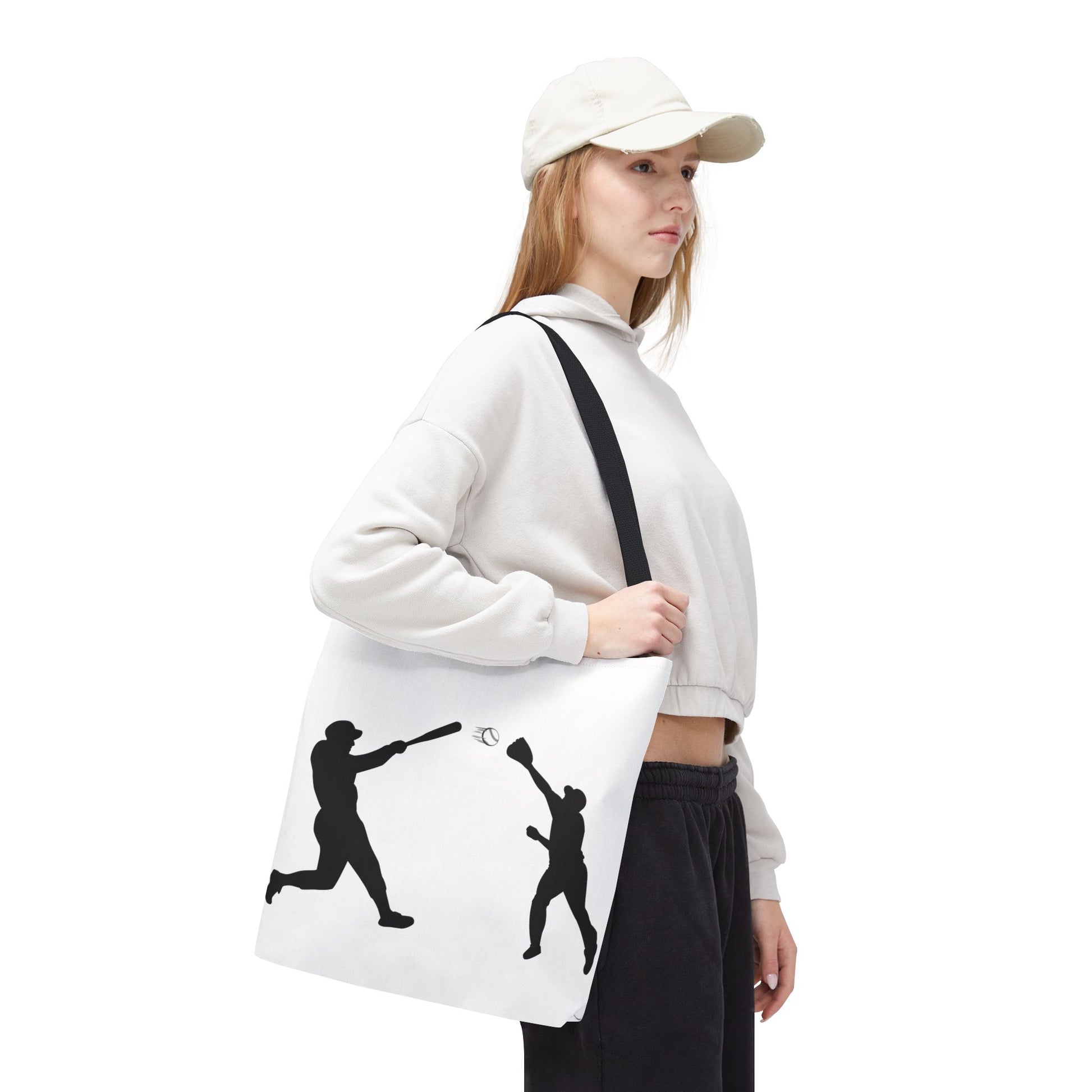 Baseball Tote Bag, Perfect for Sports Fans, Great Gift for Players, Ideal for Game Days, Accessory for Summer Outings - TRV