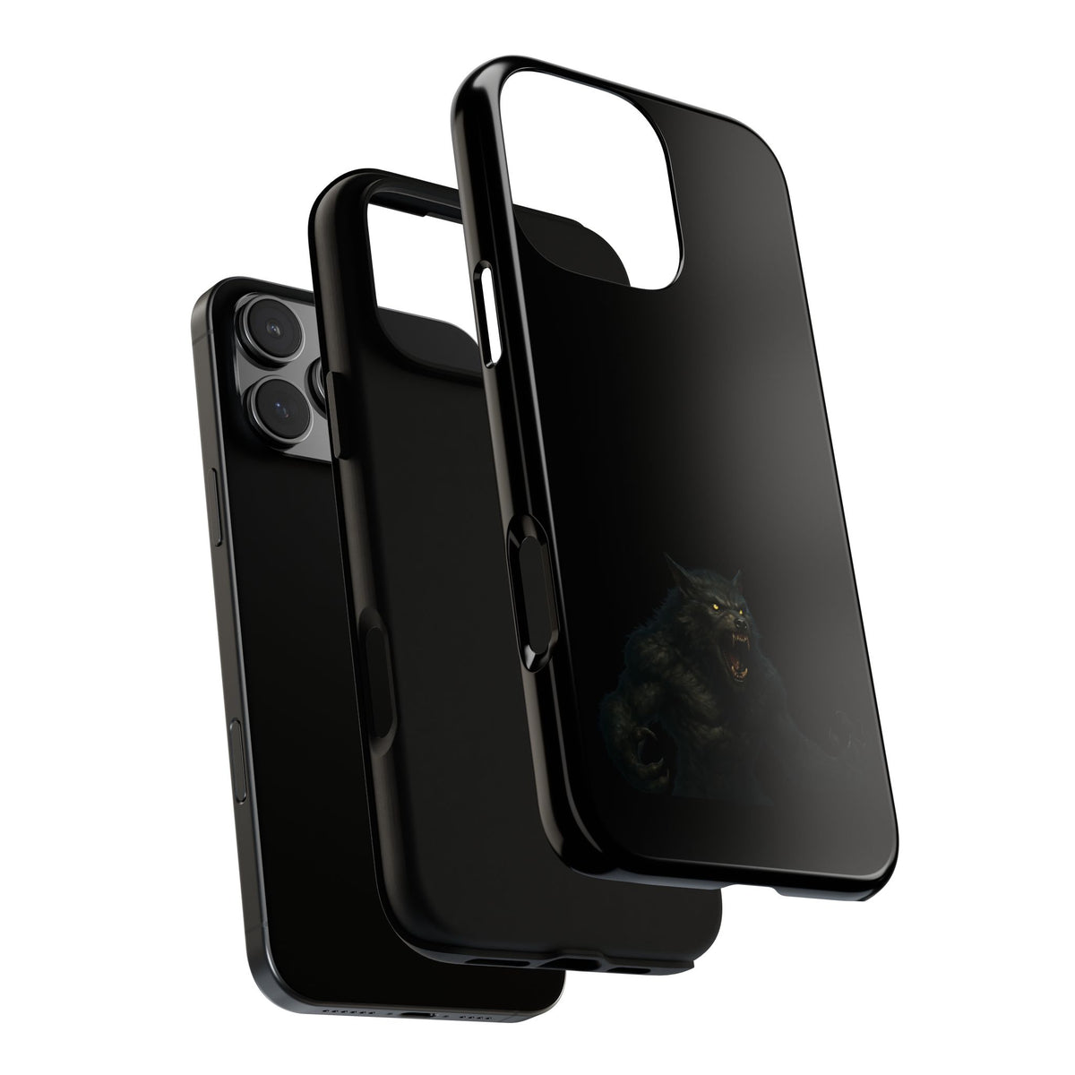 Werewolf Phone Case, dark monster graphic tough protective case - view 186
