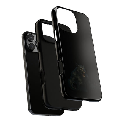 Werewolf Phone Case, dark monster graphic tough protective case - view 186