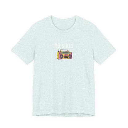 Retro Boombox Tee — 90s Kid Graphic T-Shirt