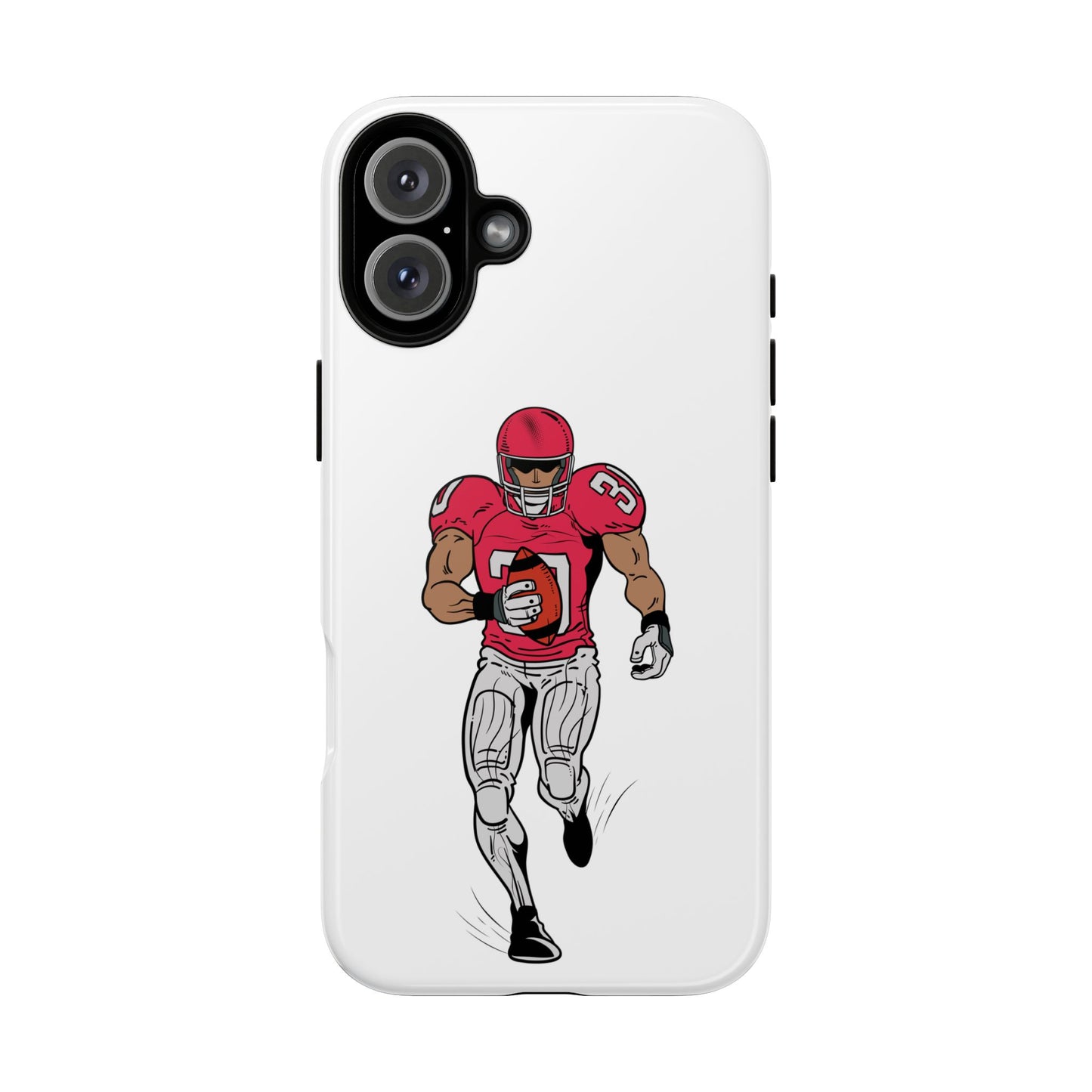Football Player Tough Case, Sports Phone Cover, Athlete Gift, Tough Phone Case, Fall Sports, Football Lover's Accessory - TRV