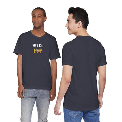 Retro Boombox Tee — 90s Kid Graphic T-Shirt