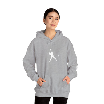 Sporty Unisex Baseball Hooded Sweatshirt, Casual Hoodie for Athletes, Perfect for Gifts, Comfy Streetwear, Ideal for Sports Events, Personal Use - TRV