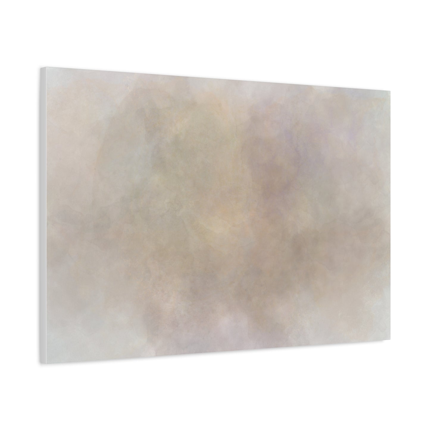 Soft Neutral Abstract Fog Canvas