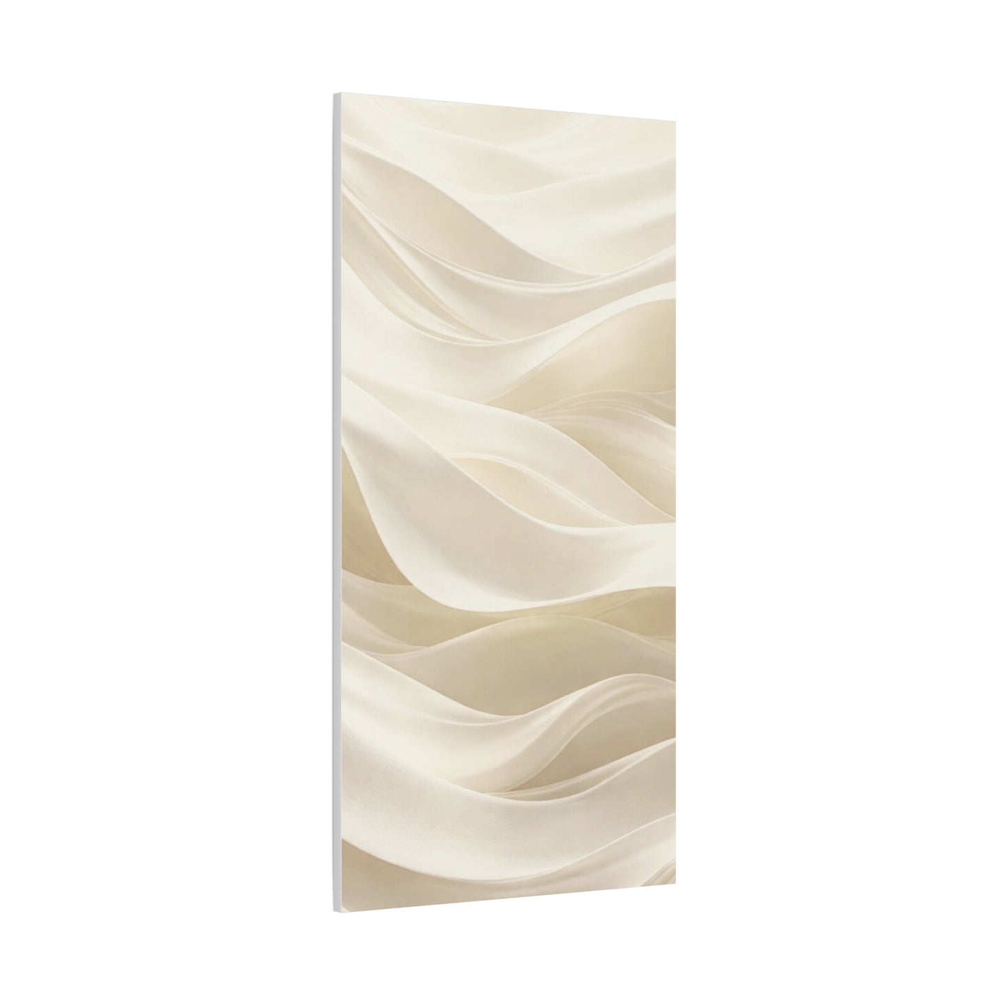 Neutral Abstract Wave Art Matte Canvas