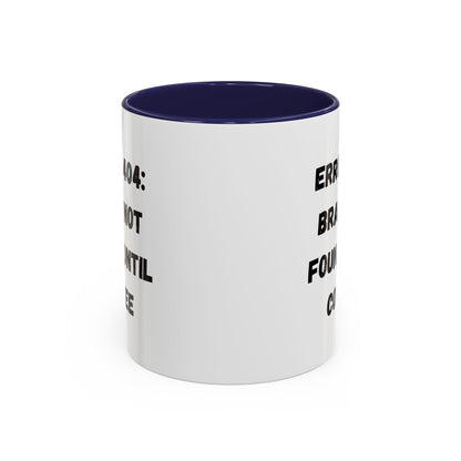 Error 404 Coffee Mug - Perfect for Your Daily Brew, Gift for Programmers, Humor for Coffee Lovers, Office Desk Decor, Nerdy Kitchenware