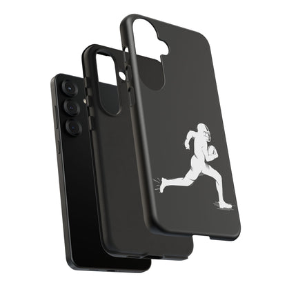 Football Player Phone Case, Tough Cases, Sports Phone Cover, Gift for Athletes, iPhone & Samsung Accessories, Running Player Design - TRV