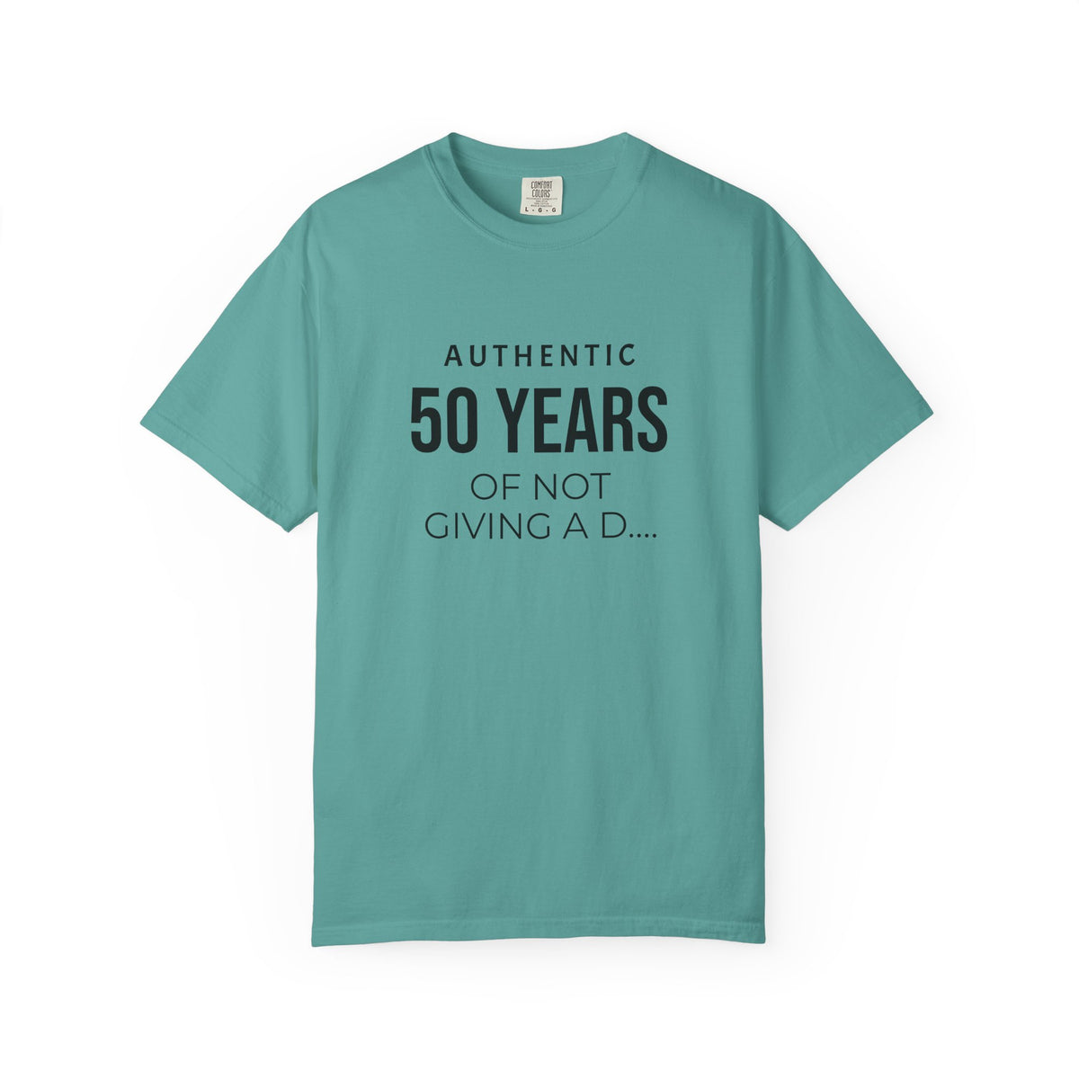 Custom garment-dyed T-shirt from Printify featuring a plain, soft fabric and classic fit, ideal for personalized designs.