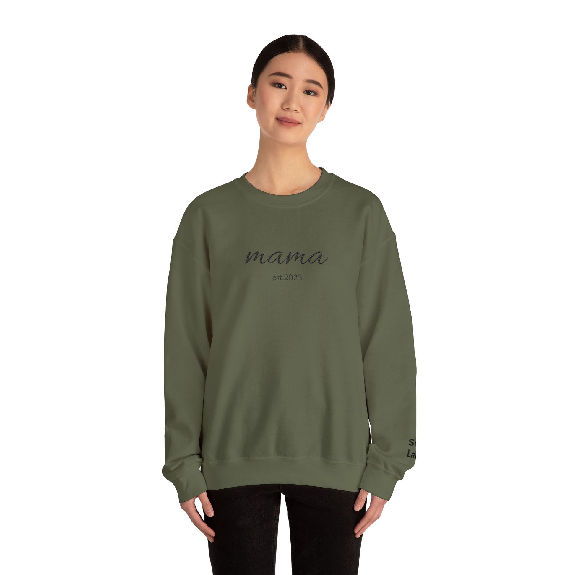 mama sweatshirt | simple script mom pullover - TRV