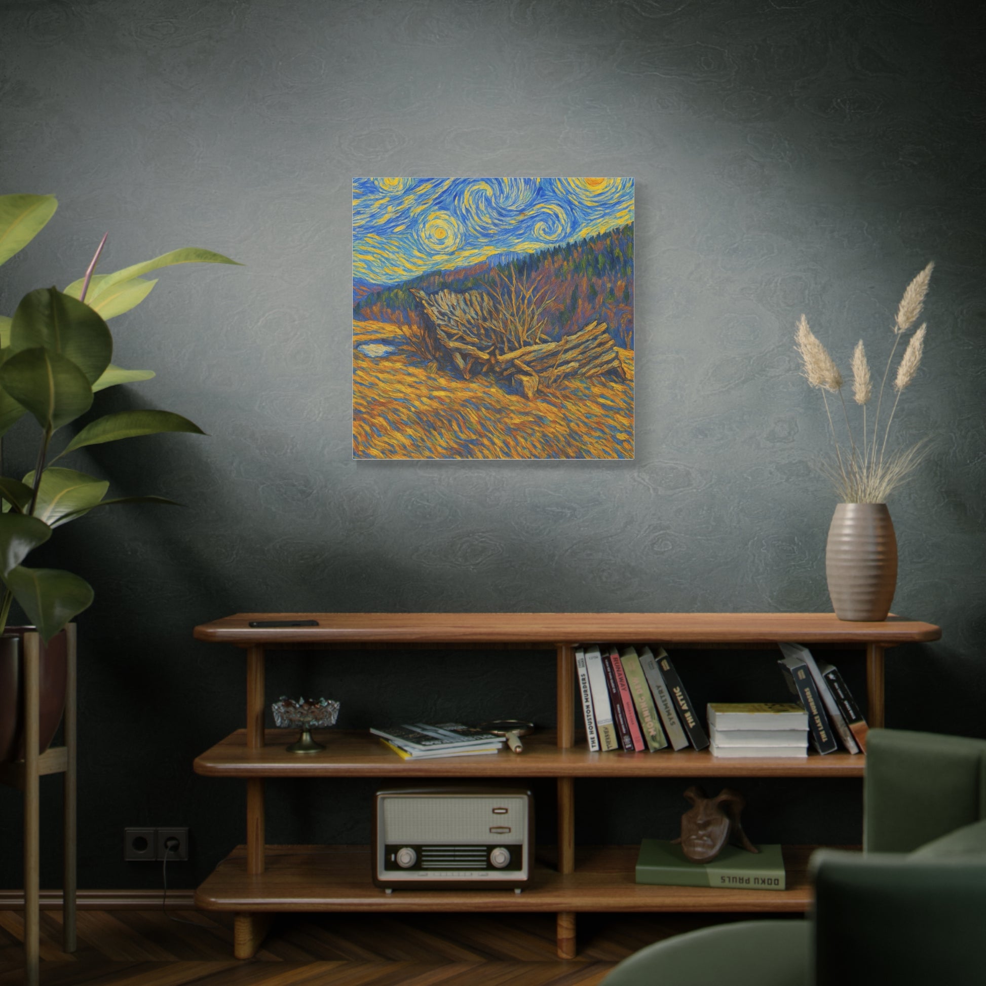 Artistic Van Gogh Style Canvas Wall Art, Nature Inspired Decor, Home Aesthetic, Gift for Art Lovers, Gallery Wall Piece, Living Room Decor, [...] - TRV