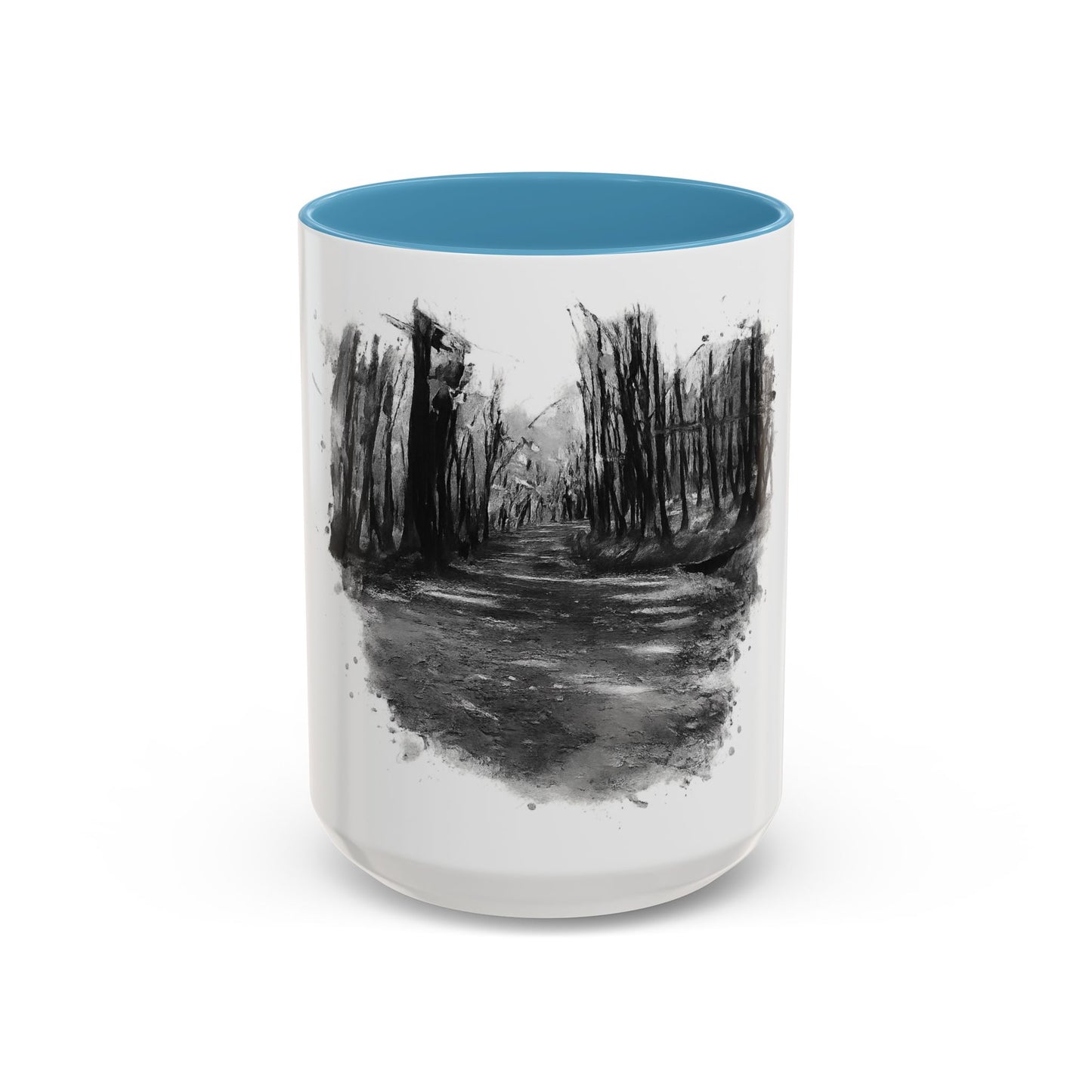 Moody Abstract Forest Coffee Mug | Unique Gift for Nature Lovers, Cozy Home Decor, Perfect for Coffee, Tea, and Hot Chocolate - TRV