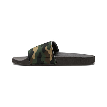 Camo Slide Sandals — Men's Removable-Strap Pool & Casual Slides