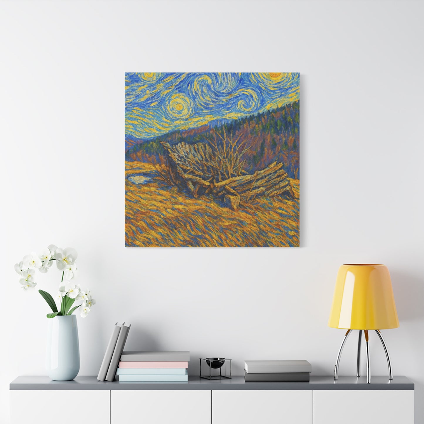 Artistic Van Gogh Style Canvas Wall Art, Nature Inspired Decor, Home Aesthetic, Gift for Art Lovers, Gallery Wall Piece, Living Room Decor, [...] - TRV