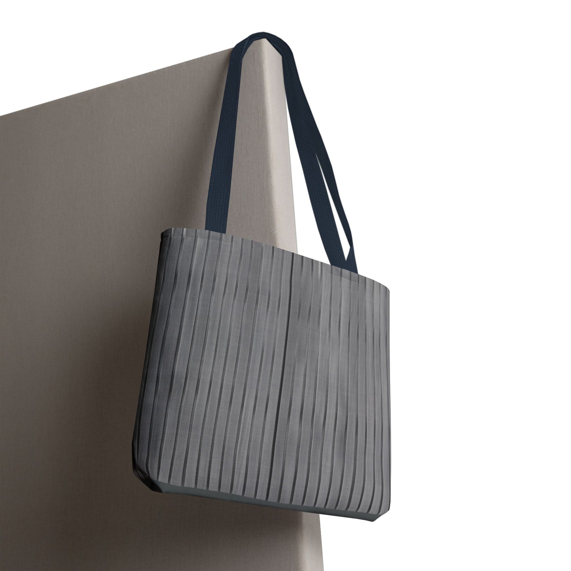Stylish Gray Striped Tote Bag for Everyday Use - TRV
