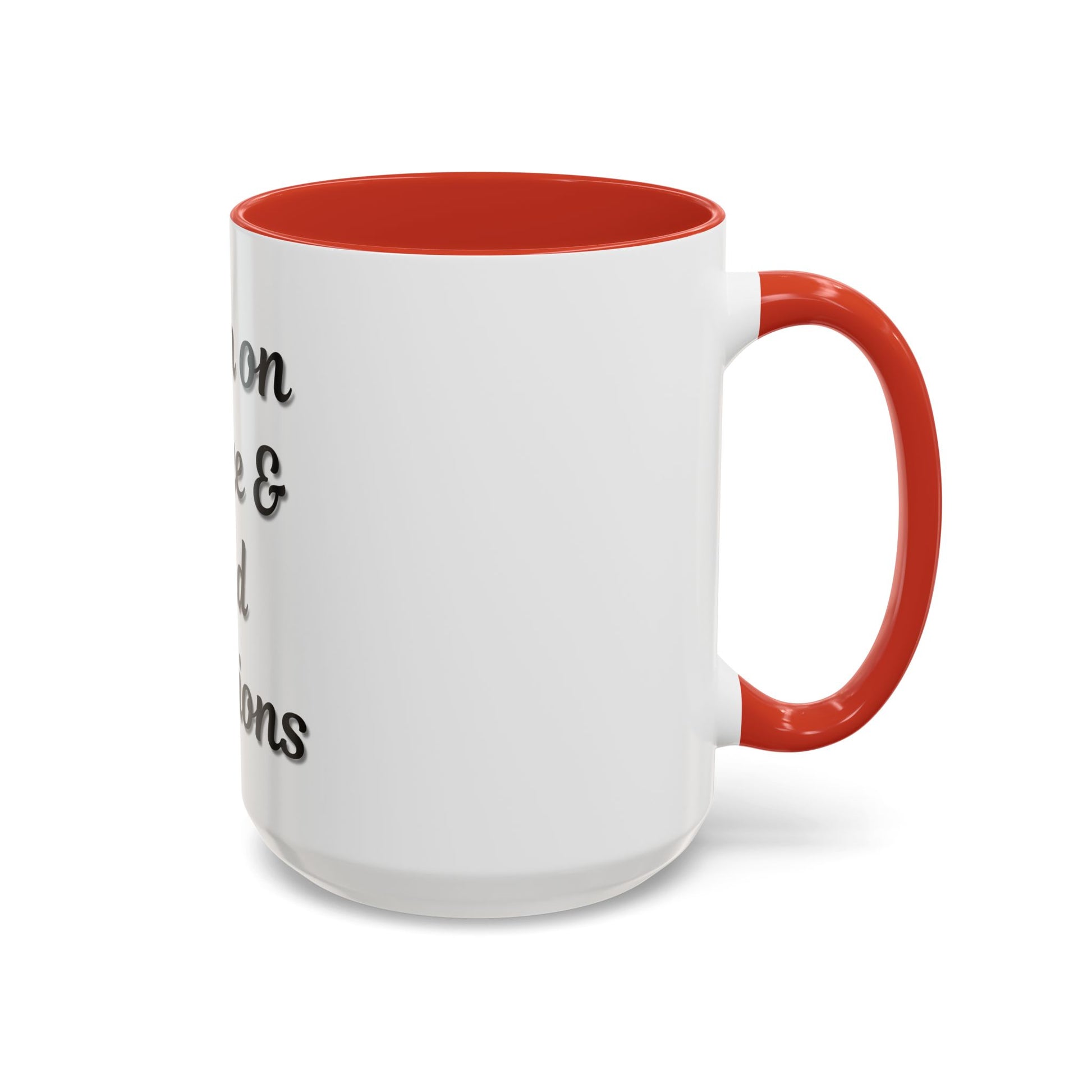 Funny Coffee Mug - "I Run on Coffee & Bad Decisions" - Perfect Gift for Coffee Lovers - TRV