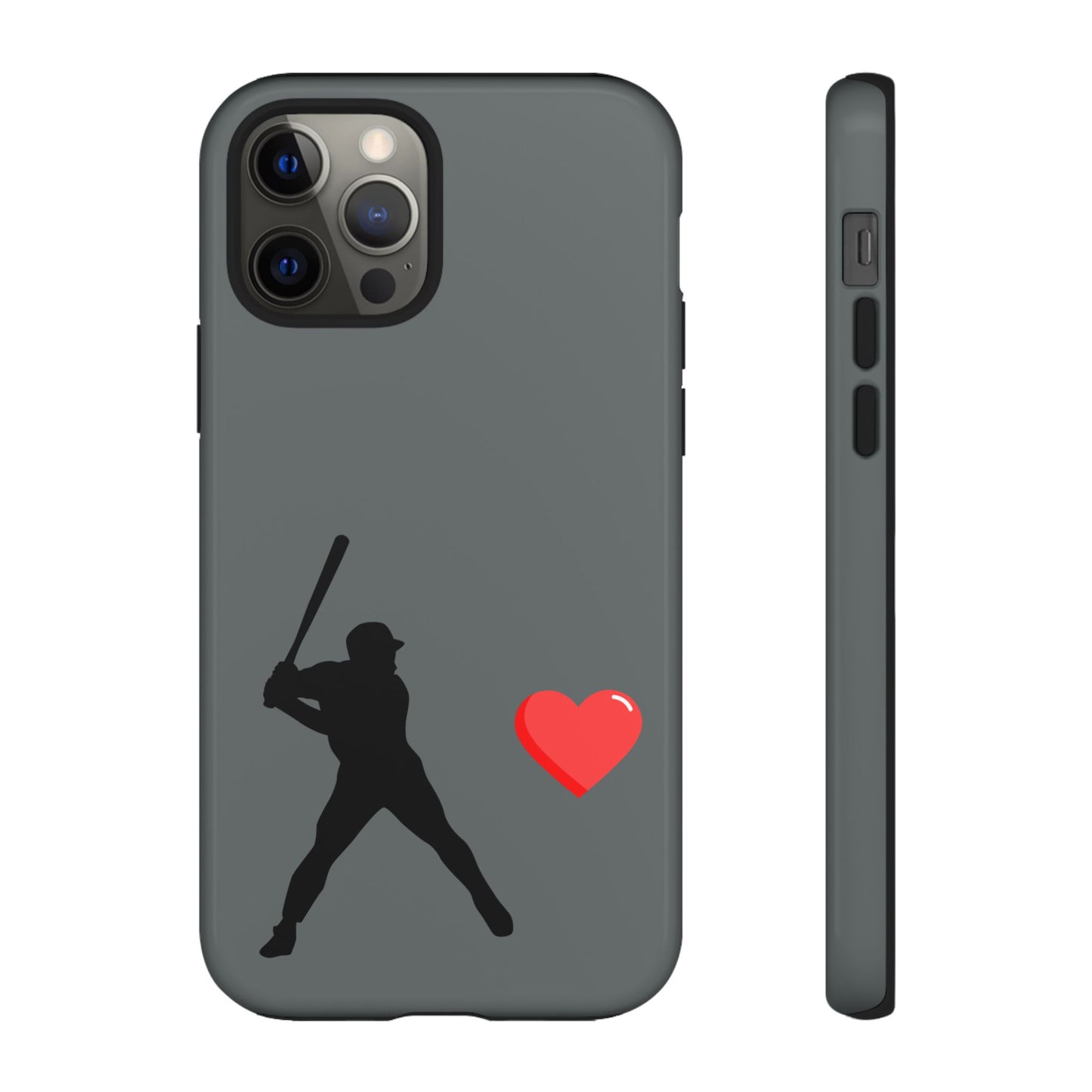 Printify Baseball Love phone case featuring sports-themed design, durable protective cover for sports lovers.