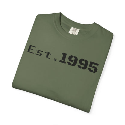 Vintage Est. 1995 T-Shirt, Retro Unisex Tee, Perfect Gift for Birthdays, Casual Wear, Nostalgic Apparel - TRV