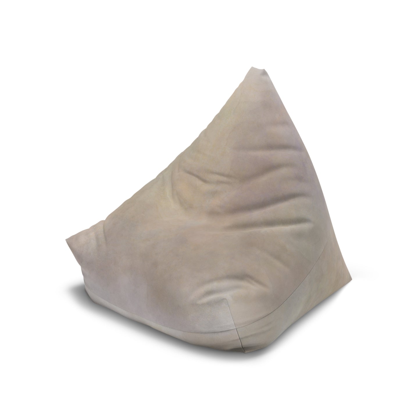 Neutral Marble Texture Bean Bag Chair Cover | Beige Stone Print