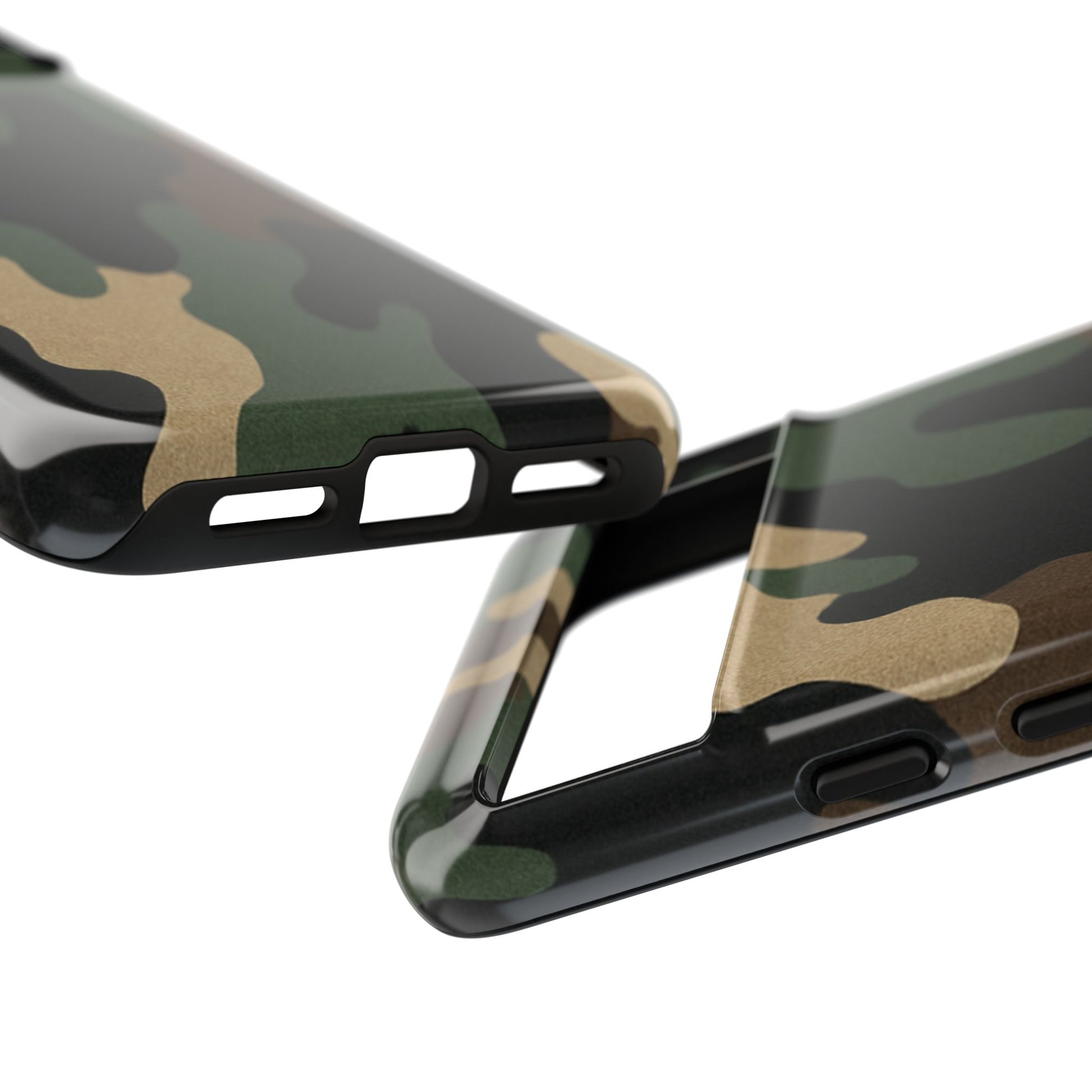 Camouflage Phone Case, Tough Phone Cover, Military Style Accessory, Protective Case for Men, Gifts for Soldiers - TRV