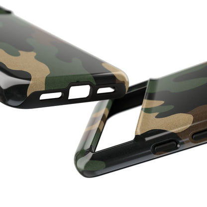 Camouflage Phone Case, Tough Phone Cover, Military Style Accessory, Protective Case for Men, Gifts for Soldiers - TRV
