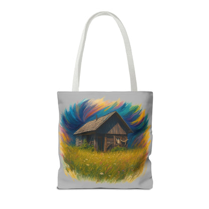 Rustic Charm Tote Bag | Boho Bag | Eco-Friendly Custom Design | Nature Lover Gift | Canvas Purse | Casual Carryall - TRV
