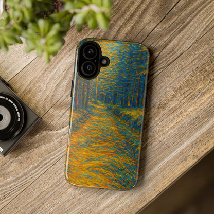 Artistic Phone Case for Nature Lovers, Tough Cases, Vibrant Design, Gift for Friends, Phone Accessories, Unique Artwork - TRV