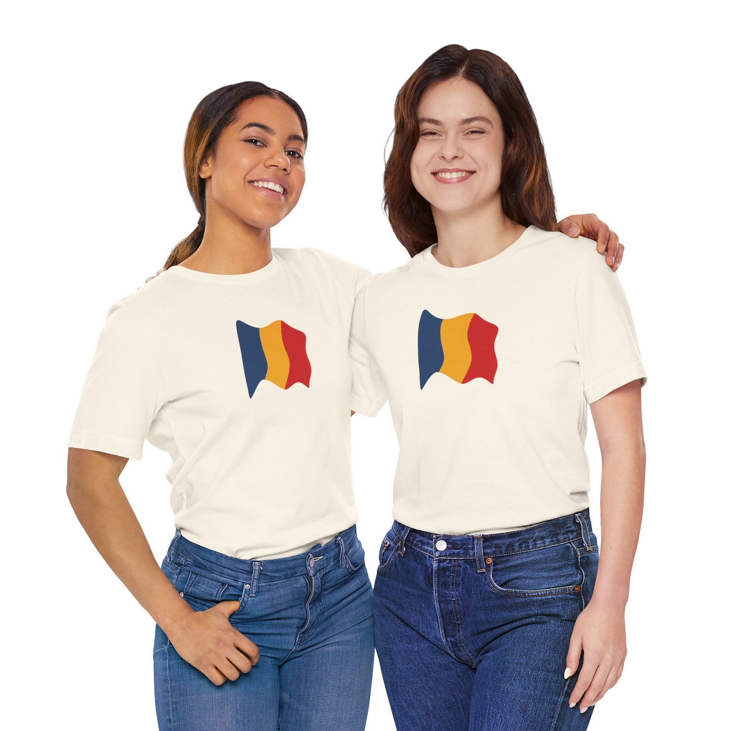 Romanian Flag Unisex Short Sleeve Tee, Casual Shirt, Travel T-Shirt, Gift for Romanians, Summer Outfit, Everyday Wear