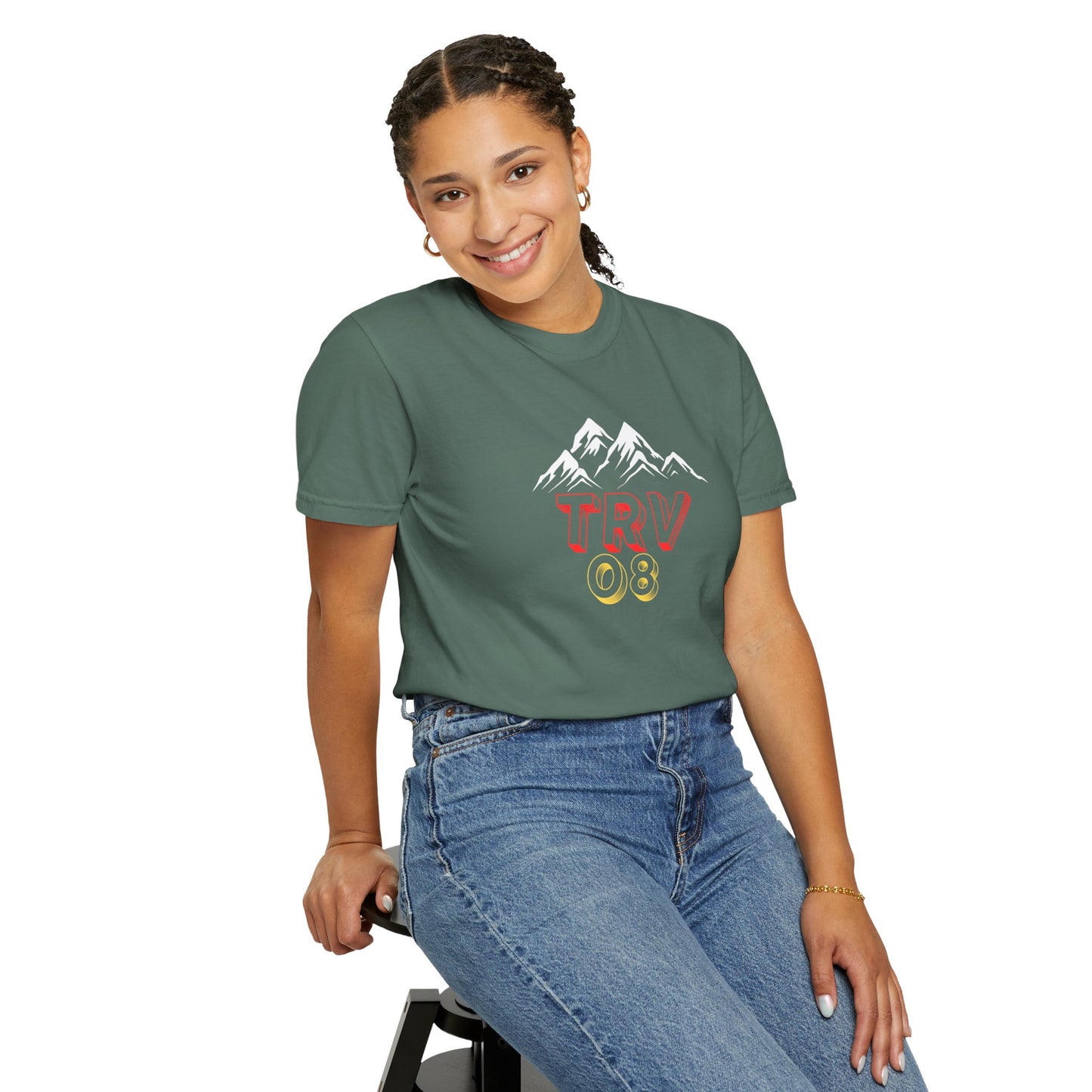 TRV08 Logo Tee | Unisex Garment-Dyed T-Shirt