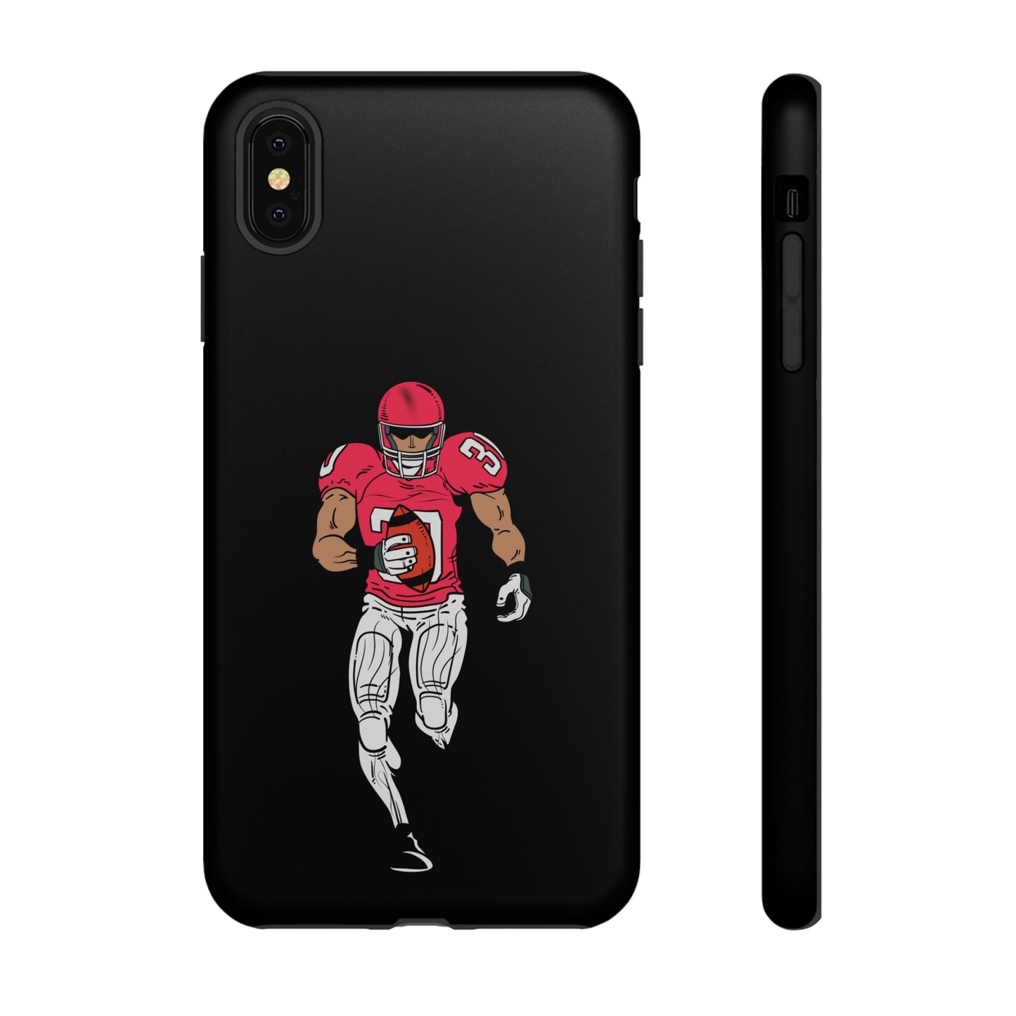 Tough Cases for Football Lovers, Personalized Sports Phone Case, Athletic Gift, Back to School, Custom Phone Cover - TRV