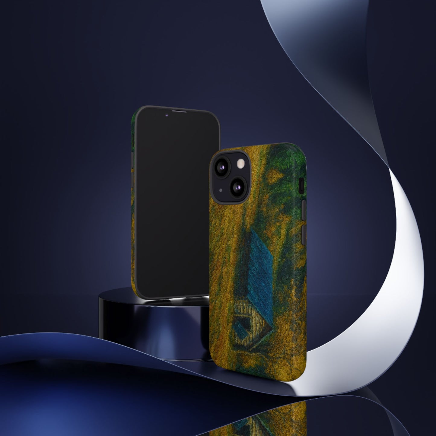 Artistic Phone Case by Tough Cases, Nature-Inspired Phone Protection, Unique Gift for Nature Lovers, Stylish Accessory, Fall Aesthetic - TRV