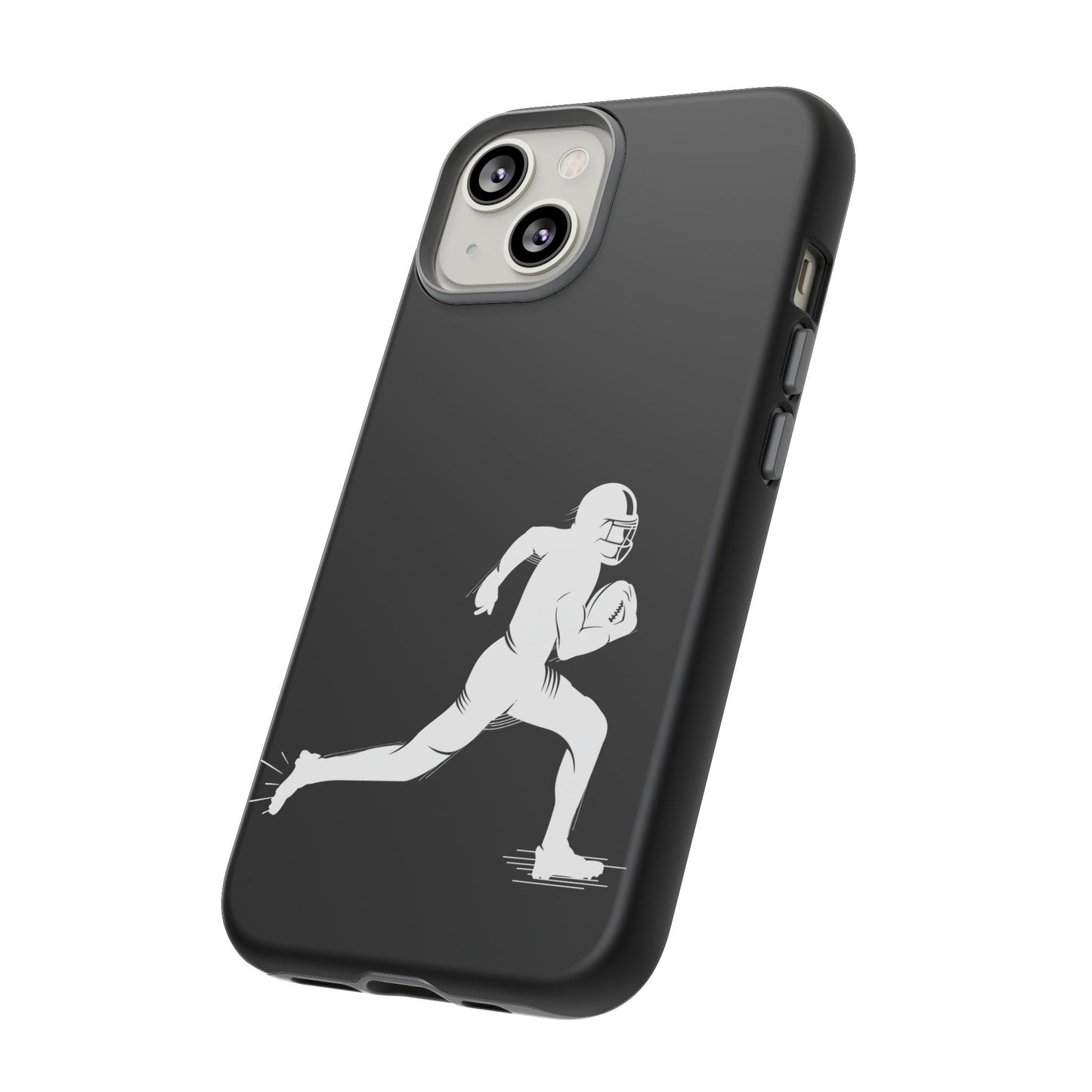 Football Player Phone Case, Tough Cases, Sports Phone Cover, Gift for Athletes, iPhone & Samsung Accessories, Running Player Design - TRV