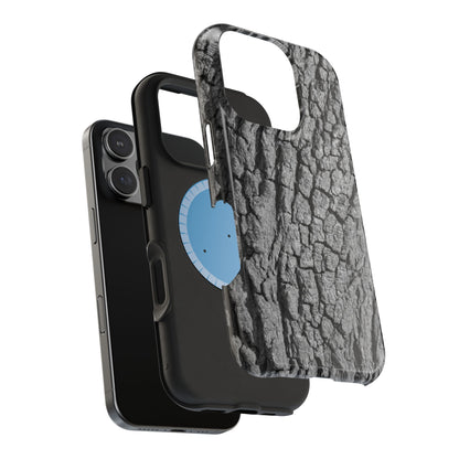 Bark Texture Magnetic Impact Phone Case