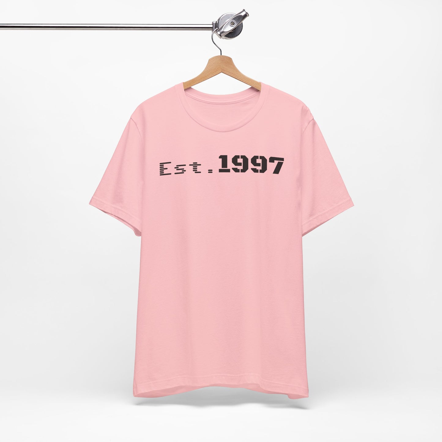 Est. 1997 Unisex Jersey Short Sleeve Tee - Vintage Style, Perfect for Birthdays, Casual Wear, Gifts, Anniversaries, Retro Fashion