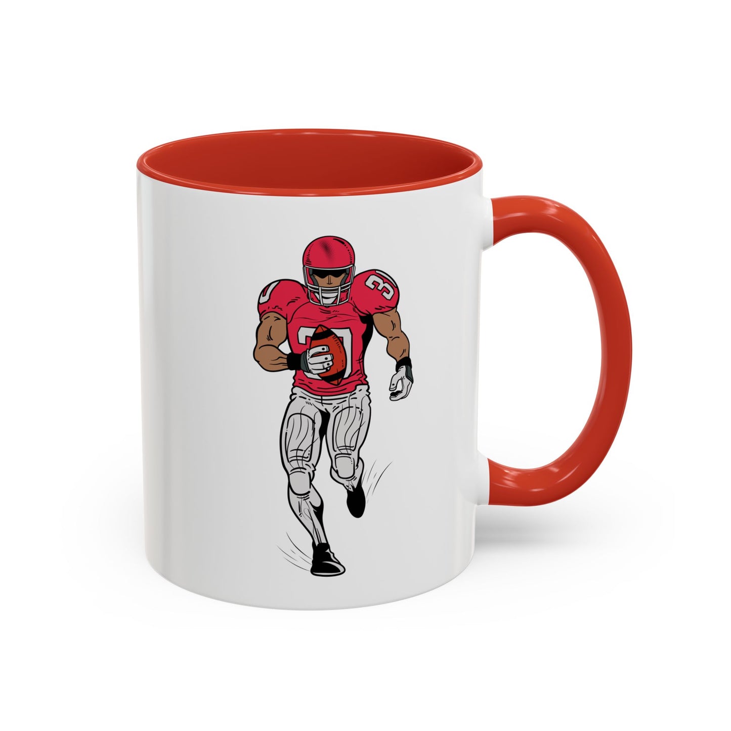 Football Player Coffee Mug, Sports Fan Gift, Motivational Coffee Cup, Game Day Mug, Unique Sports Merchandise