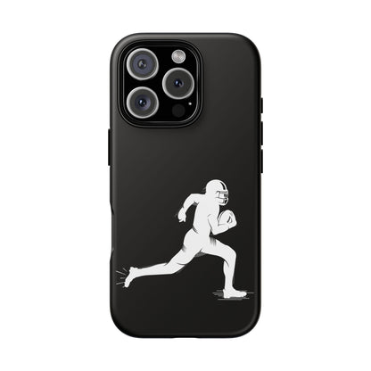 Football Player Phone Case, Tough Cases, Sports Phone Cover, Gift for Athletes, iPhone & Samsung Accessories, Running Player Design - TRV
