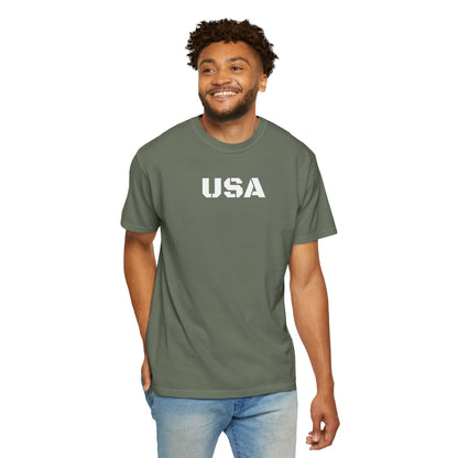 USA Vintage Unisex T-Shirt, Soft Cotton Tee, Casual Wear, Gifts for Her & Him, Summer Essentials, Independence Day Apparel - TRV