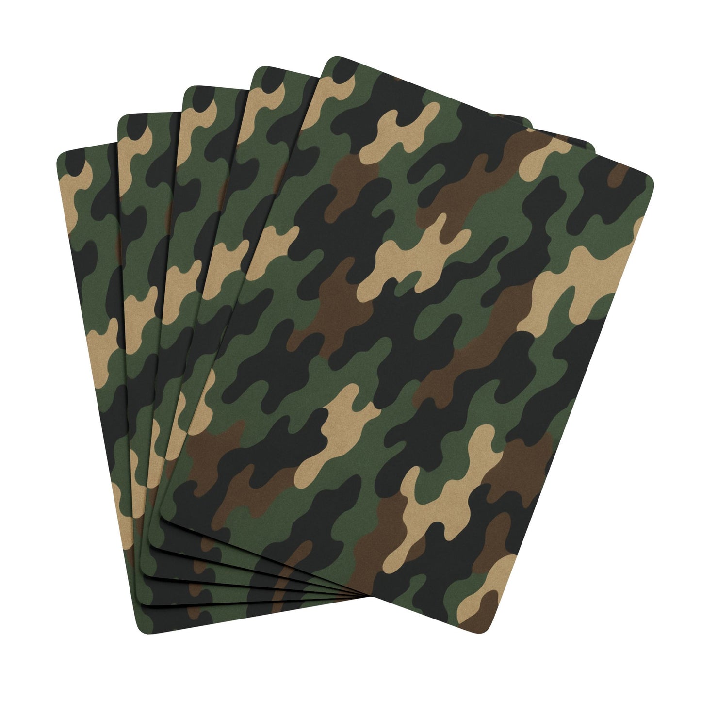 Camouflage Poker Playing Cards — Military Camo Deck for Card Games & Gifts