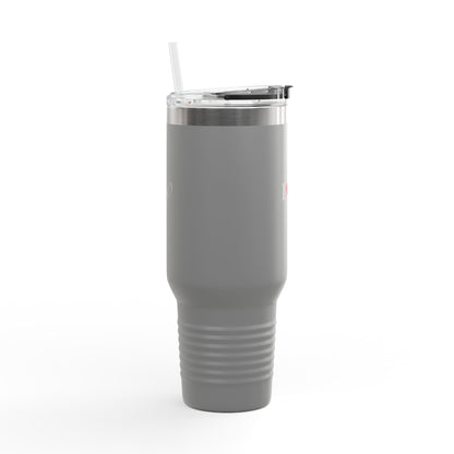 I Love Football Insulated Travel Mug, 40oz - Perfect For Writers, Students, Teachers | Funny Gift | Travel Coffee Mug | Stylish Tumbler | [...] - TRV