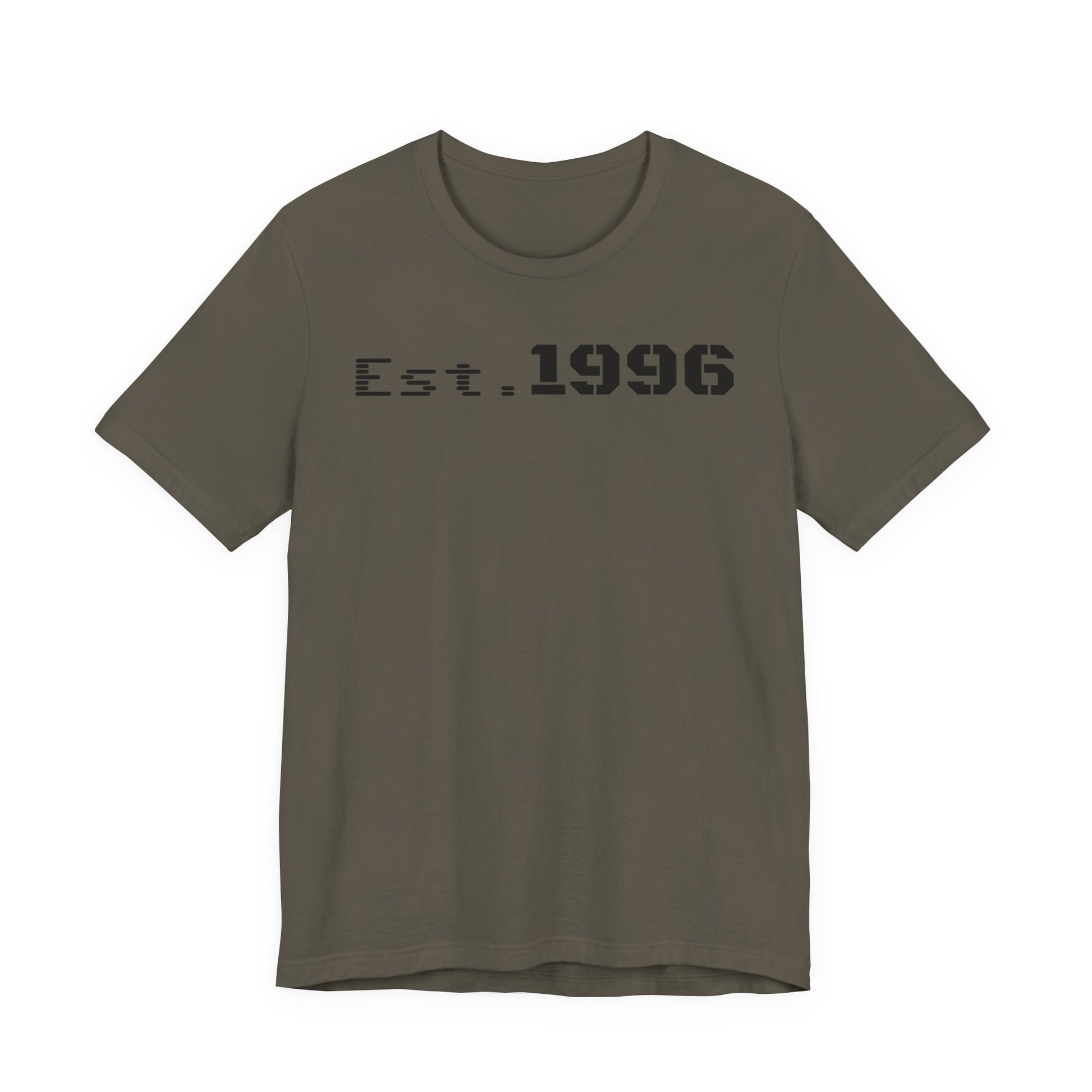 Established 1996 Unisex T-Shirt, Vintage Year Tee, Birth Year Gift, Casual Fashion, Personalized Graphic Tee - TRV