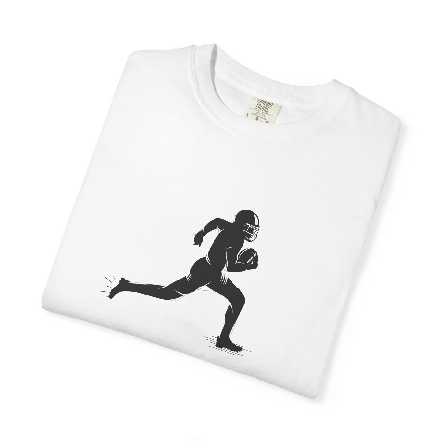 Football Player Graphic Unisex T-Shirt, Casual Sports Tee, Gift for Athletes, Workout Shirt, Everyday Wear, Unique Running Apparel
