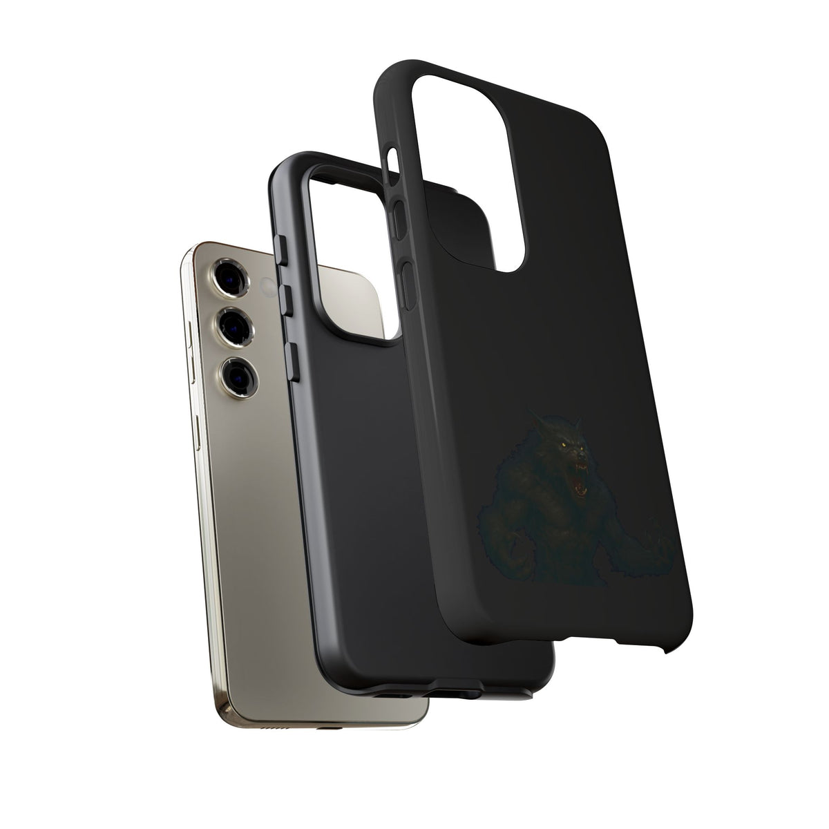 Werewolf Phone Case, dark monster graphic tough protective case - view 116