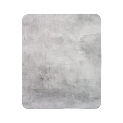 Soft Sherpa fleece throw blanket by Printify, cozy winter home decor with plush texture and warm, inviting appearance.