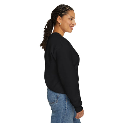Vampire portrait crewneck sweatshirt by Printify featuring a detailed vampire illustration on a comfortable, casual sweatshirt.
