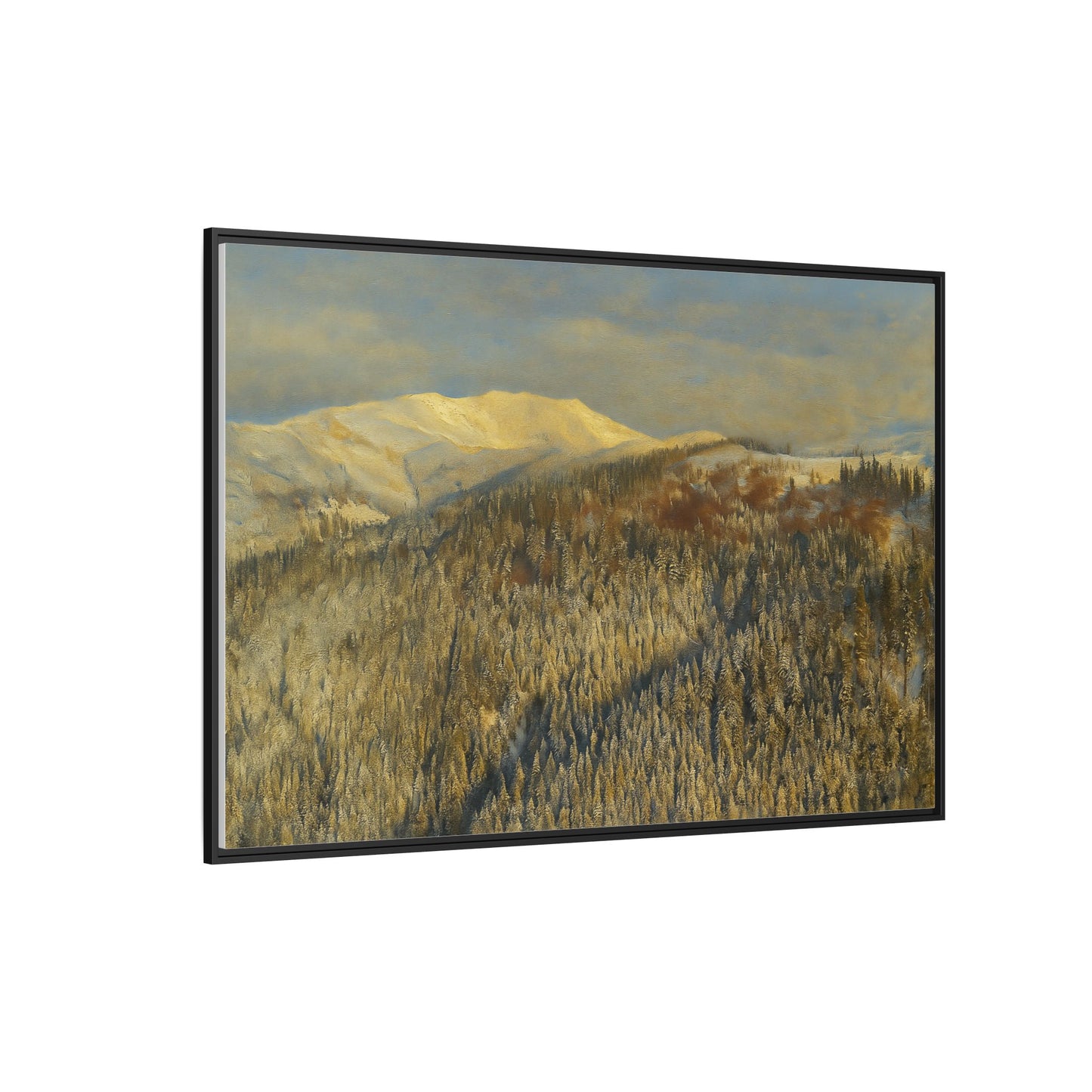 Framed Mountain Canvas Art, Perfect for Home Decor, Nature Wall Art, Gift for Nature Lovers, Cozy Atmosphere - TRV